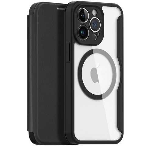 Чехол книжка iPhone 15 Pro 6.1" Dux Ducis Skin X pro Black