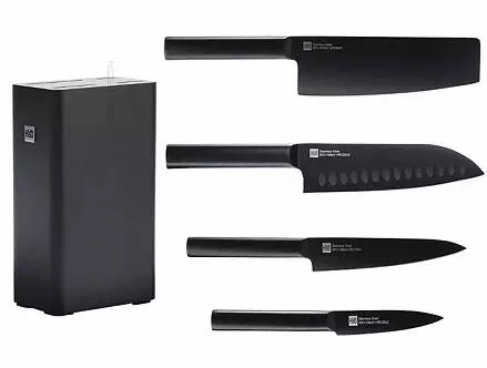 Набор ножей Xiaomi HuoHou Heat Cool Black Non-stick Knife Set HU0076 Black CN