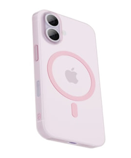 Чехол накладка iPhone 17 6.3" Gurdini Slim Series with Magsafe Pink