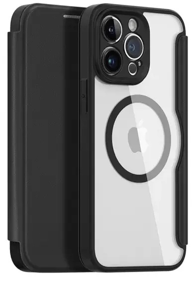 Чехол книжка iPhone 15 Pro Max 6.7" Dux Ducis Skin X pro Black