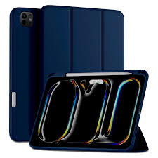 Чехол книжка Gurdini Milano для iPad Pro 11" M4 Тёмно-синий