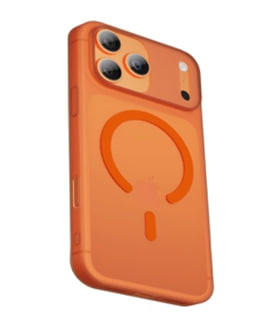 Чехол накладка iPhone 17 Pro 6.3" Gurdini Slim Series with Magsafe Orange