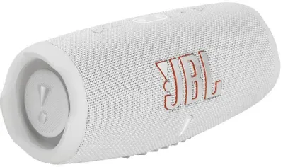 Портативная акустика JBL Charge 5 White, 40 Вт