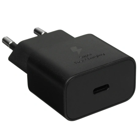 Samsung Power Adapter USB-C 25w Black + USB-C/USB-C Cabel 1m