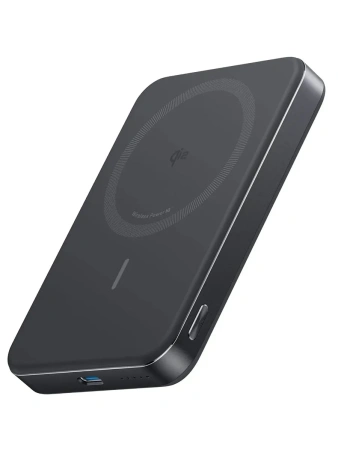 Внешний аккумулятор Anker MagGo Ultra-Slim 10000mAh Qi2 Certified 15W/30W черный