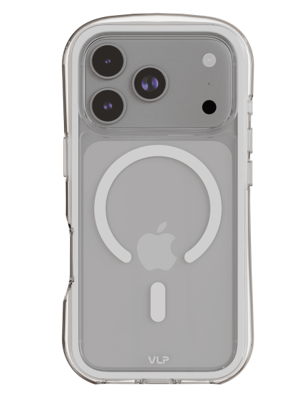 Чехол защитный VLP Bubble Case с MagSafe для iPhone 17 ProMax, белый