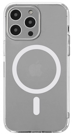 Чехол защитный uBear Real Mag Case для iPhone 14 Pro, MagSafe совместимый, усиленный, прозрачный