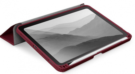 Чехол Uniq для iPad Mini 6 (2021) Moven Anti-microbial Maroon Red