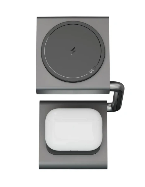 Беспроводное зарядное устройство VLP Zen Charger, серое