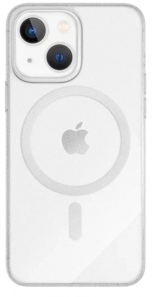 Чехол для iPhone 14 Plus vlp Stralight case MagSafe прозрачный