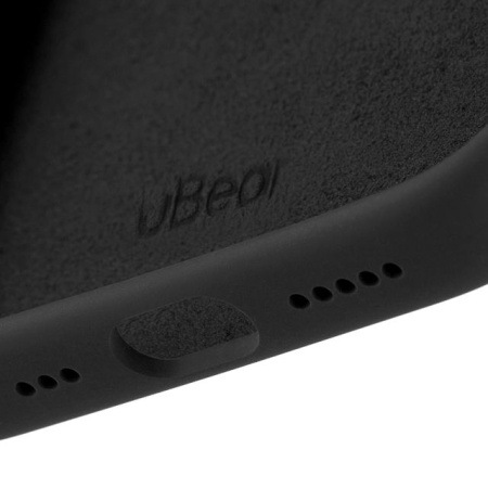 Чехол защитный uBear Touch Mag Case для iPhone 17, MagSafe, силикон, софт-тач, Черный