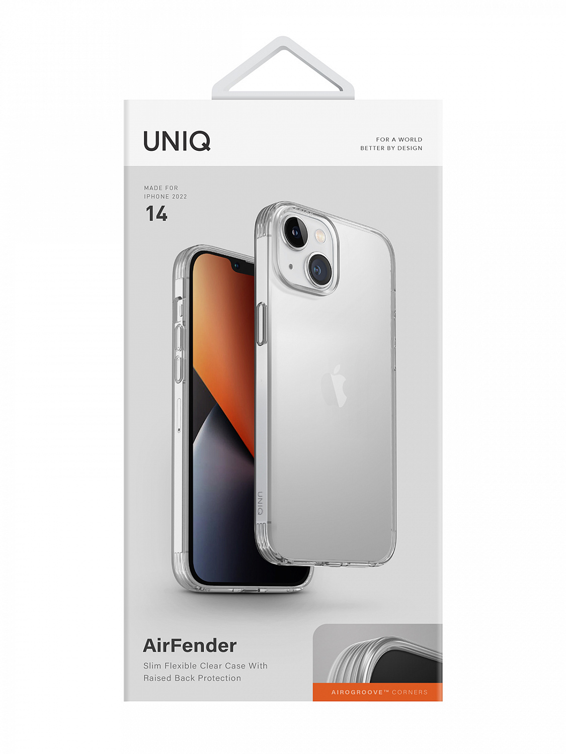 Чехол для iPhone 14 Plus Uniq Air Fender Clear