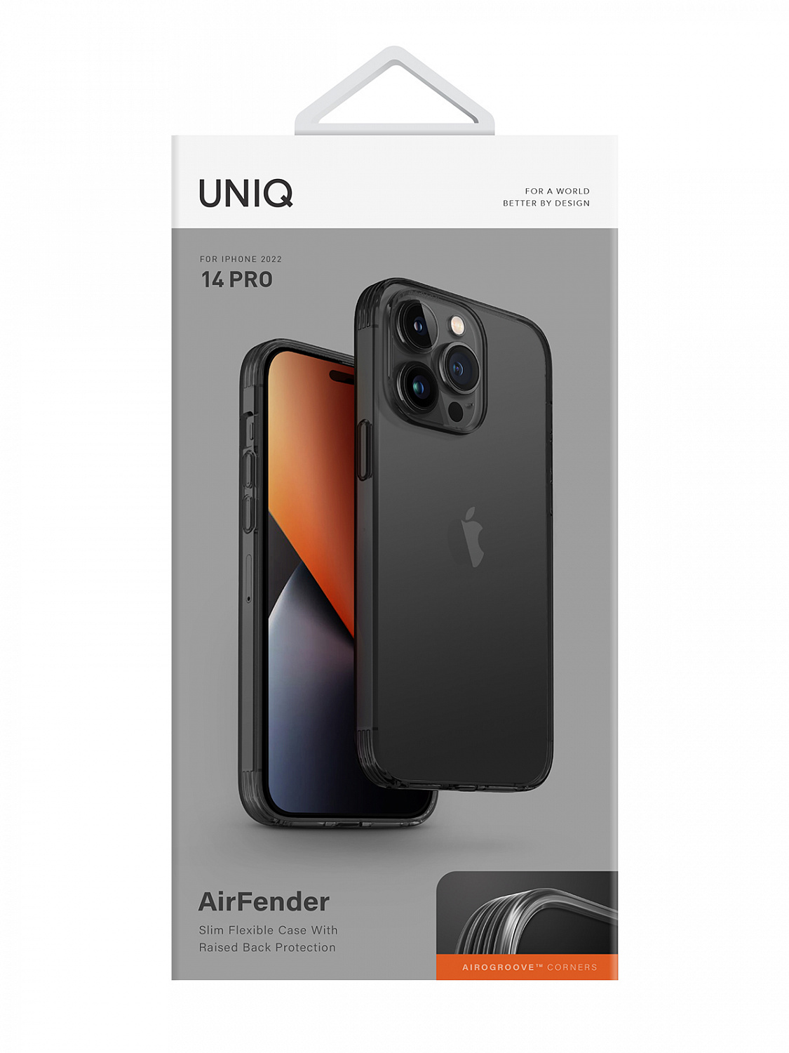 Чехол для iPhone 14 Pro Uniq Air Fender Grey