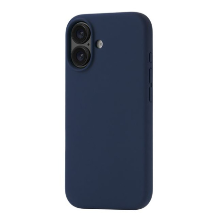 Чехол защитный uBear Touch Mag Case для iPhone 17, MagSafe, силикон, софт-тач, Темно-синий