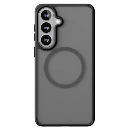 Чехол защитный VLP LITE Bloom Case с MagSafe для Samsung Galaxy S26, черный