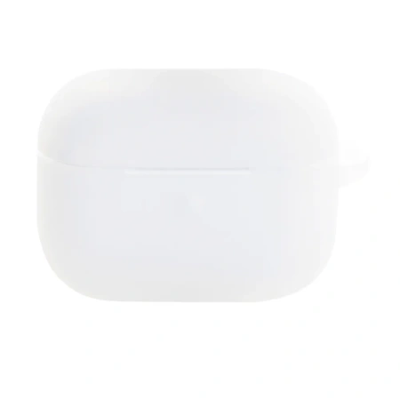 Чехол для Airpods Pro 2 Gurdini прорезиненный soft touch c карабином Полупрозрачный