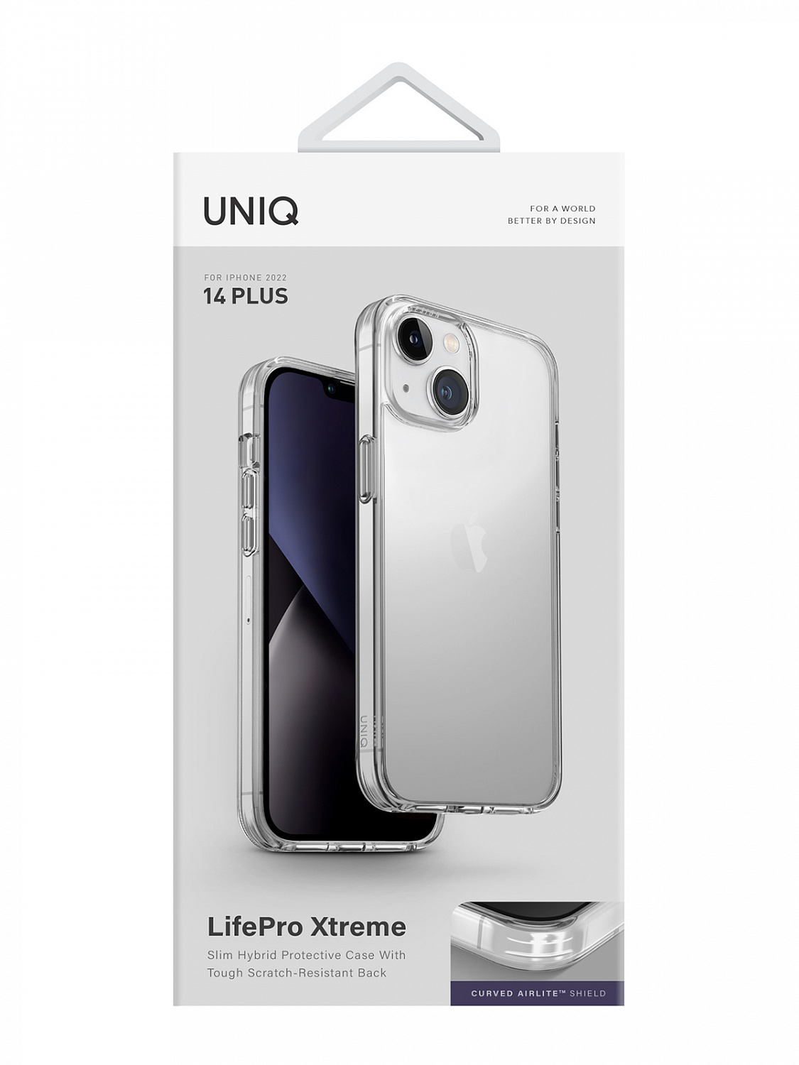 Uniq для iPhone 14 Plus чехол Lifepro Xtreme Clear