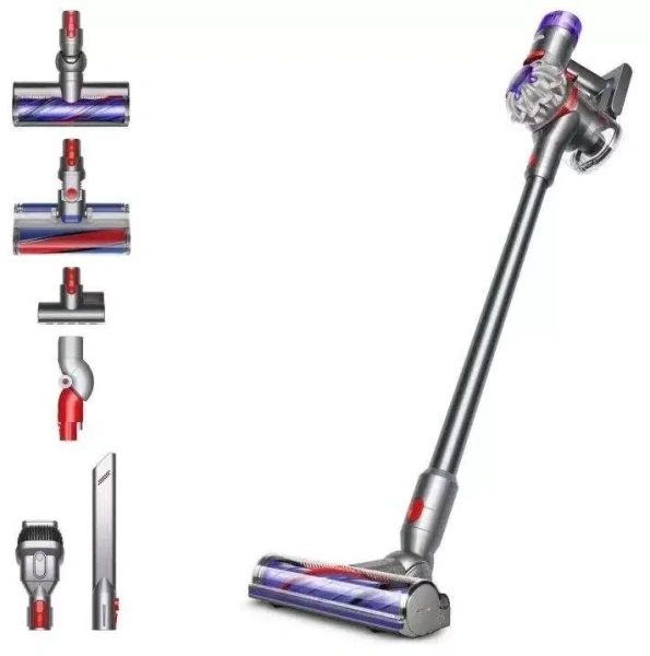 Вертикальный пылесос Dyson V8 (SV25), Silver/Nickel