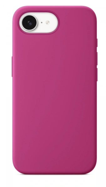 Чехол накладка для iPhone 16e 6.1" (2025) Silicone Case with Magsafe Fuchsia