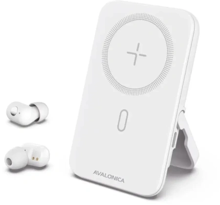 Портативный аккумулятор Avalonica 5000мАч MagSafe TWS (AVA-PWB-001) White