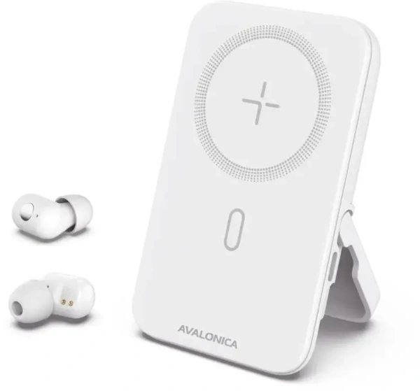 Портативный аккумулятор Avalonica 5000мАч MagSafe TWS (AVA-PWB-001) White