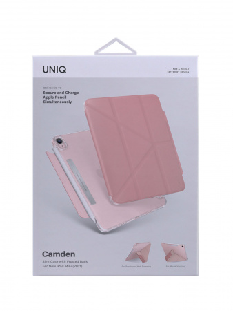Чехол Uniq для iPad Mini 6 (2021) Camden Anti-microbial Pink