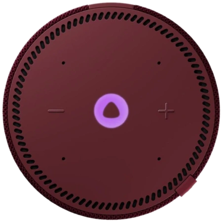 Яндекс Станция Мини 2 с часами Красная