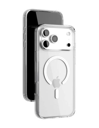 Чехол защитный VLP Puro Case с MagSafe для iPhone 17 ProMax, прозрачный