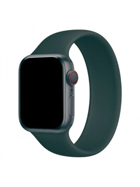 Силиконовый ремешок Gurdini Apple Watch 38/40 mm (S/M) Pine Green