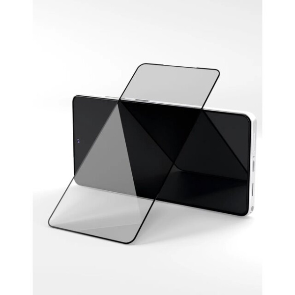 Стекло защитное 2.5D VLP LITE Sky Glass для Samsung S26 Plus, с черной рамкой