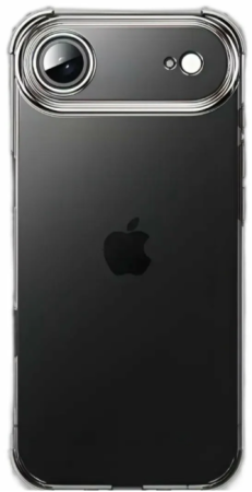 Чехол накладка iPhone 17 Air 6.6" Gurdini силикон Ultra Twin 1 mm c защитой камеры прозрачный