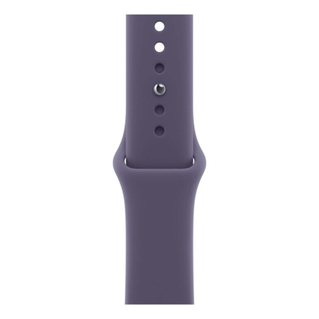 Apple Watch S11, 42 mm, корпус из алюминия серебристого цвета, спортивный ремешок фиолетового цвета