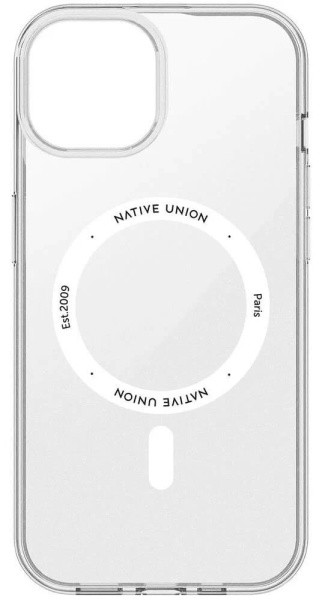 Чехол защитный для iPhone 15 Native Union TRANSPARENT