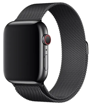 Ремешок Gurdini Milanese Loop Apple Watch 42mm/44mm Space Black