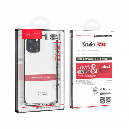 Чехол для iPhone 13 Pro Max Hoco TPU Прозрачный