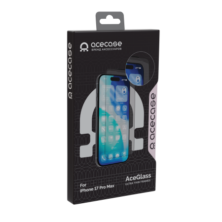Защитное стекло AceGlass Антишпион for iPhone 17 Pro
