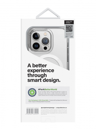 Uniq для iPhone 14 Pro чехол Lifepro Xtreme AF Frost Clear (MagSafe)