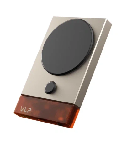 Аккумулятор внешний VLP NEO MagSafe, Qi2, 5000 mAh, 3A, USB-C, amber gray