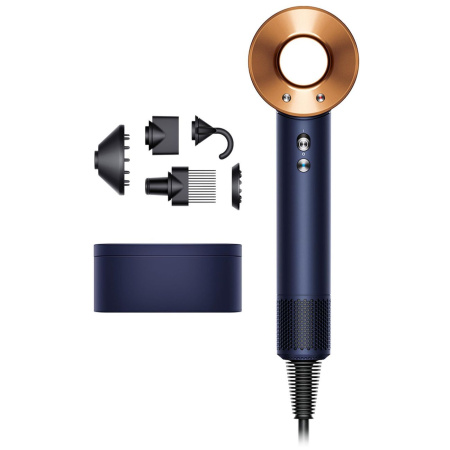 Фен Dyson Supersonic HD08 (Prussian Blue/Copper) + кейс