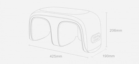 Массажер для ног Xiaomi Momoda Leg Knee and Foot Massager White (SX383)