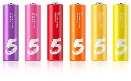 Батарейки алкалиновые Xiaomi ZMI Rainbow ZI5 AA LR6 (24шт)