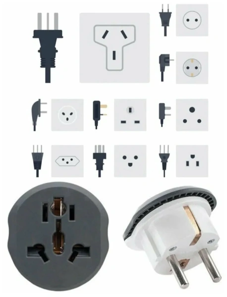 Евро-переходник на все виды розеток Vearto