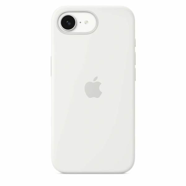 Чехол накладка для iPhone 16e 6.1" (2025) Silicone Case with Magsafe White