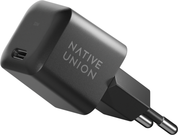 Native Union Fast Gan Charger PD 30W with USB-C Cable Black