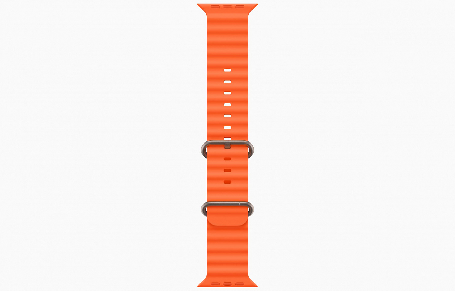 Apple Watch Ultra 2 Titanium Case with Orange Ocean Band
