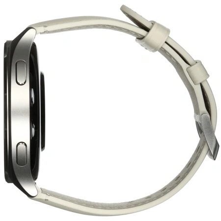 Смарт-часы Xiaomi Watch 2 с кожаным ремешком бежевого цвета