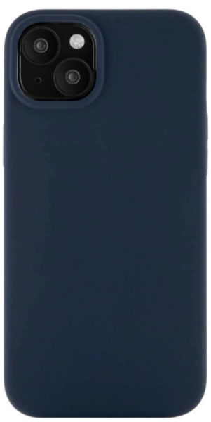 Чехол защитный uBear Touch Mag Case, iPhone 15 Plus, MagSafe, силикон, темно-синий