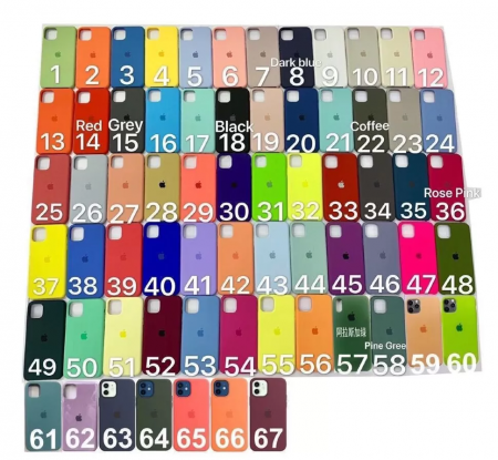 Чехол для iPhone 14 Pro Silicone Case Simple