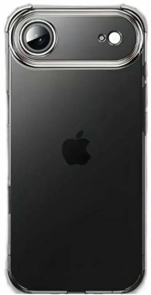 Чехол накладка iPhone 17 Air 6.6" Gurdini силикон Ultra Twin 1 mm c защитой камеры прозрачный