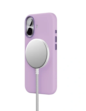 Чехол защитный VLP Aster Pro Case с MagSafe для iPhone 17, лавандовый